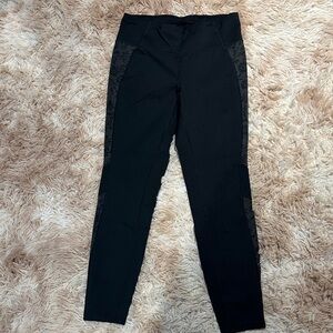 Avia Black Leggings with Floral Accents